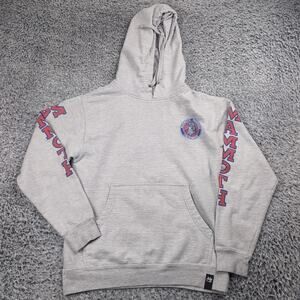 Mammoth Mountain Sweatshirt Men Small Gray California Graphic Pullover Hoodie
